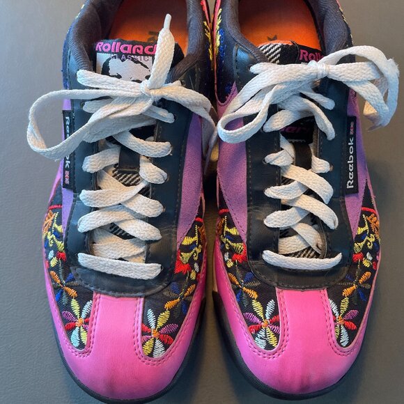 Reebok x Rolland Berry Floral Embroidered Sneakers (Women’s US 6) - Picture 4 of 7